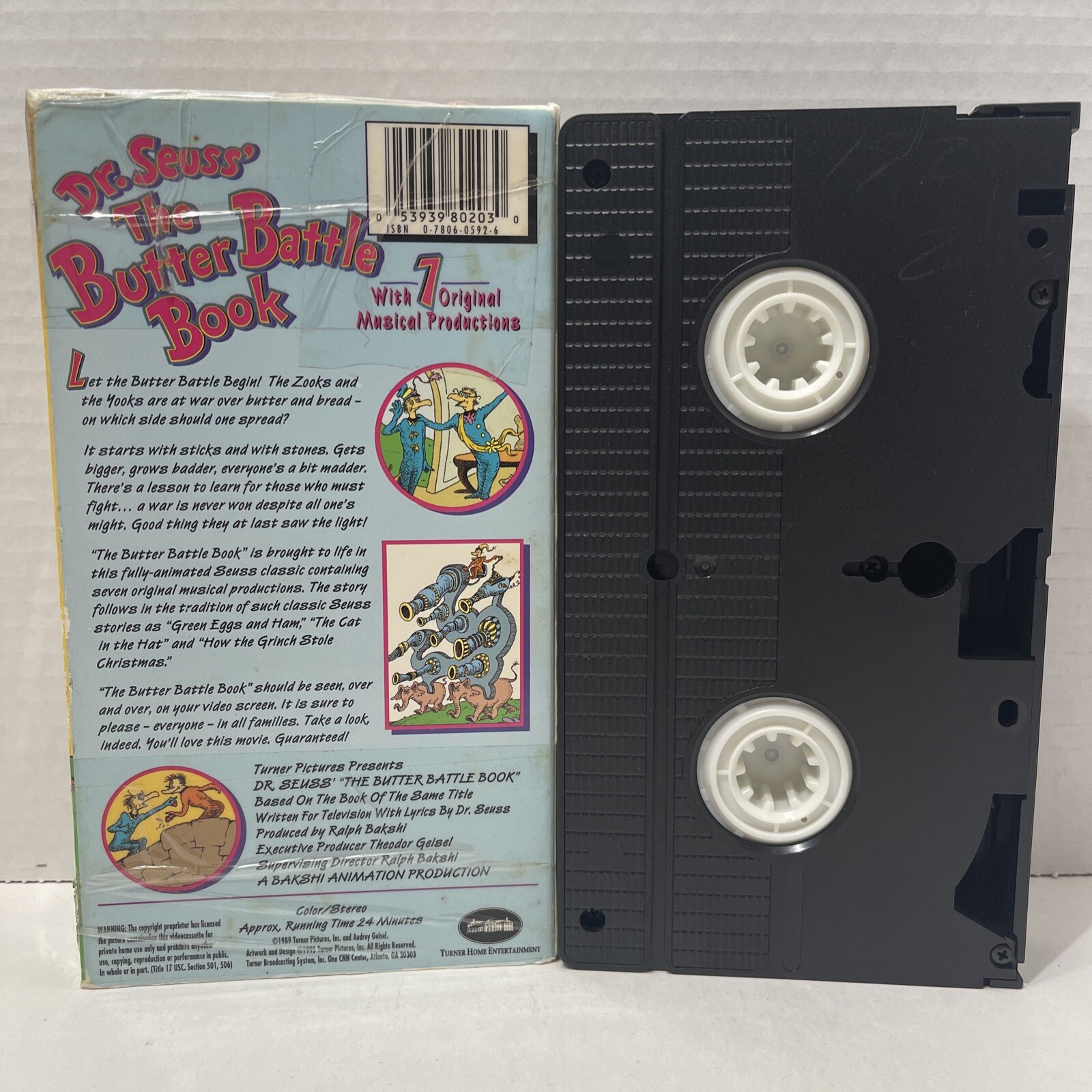 Dr Seuss The Butter Battle Book (VHS Tape 1995) Vintage Cartoon eBay