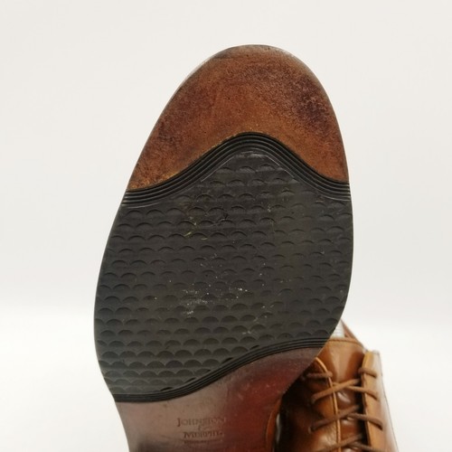 Stivaletti Johnston Murphy Cellini Made in Italy pelle di cervo marrone taglia 9 M - Foto 14 di 21