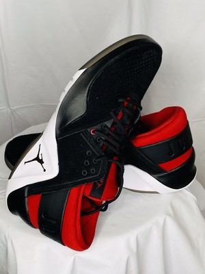 Size 8,5- Nike Jordan Flight Fresh Premium Black Gym Red-White AH6462 001 |  eBay