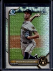 2022 Bowman Draft Jacob Misiorowski Chrome Asia Refractor 1st #BDC-132 Brewers