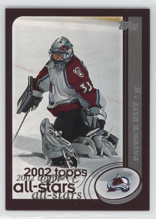 2002-03 Topps 2002 Topps All-Stars Patrick Roy #320 HOF t4m