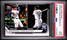 2025 Topps NOW Aaron Judge Babe Ruth Yankees #40 1000 Games #863 PSA 9 MINT