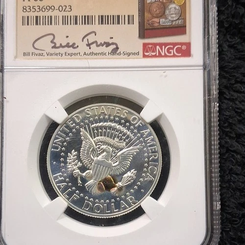 1964 NGC PF66 Proof Kennedy Half Dollar 50c 90% Silver Strait G Variety Coin