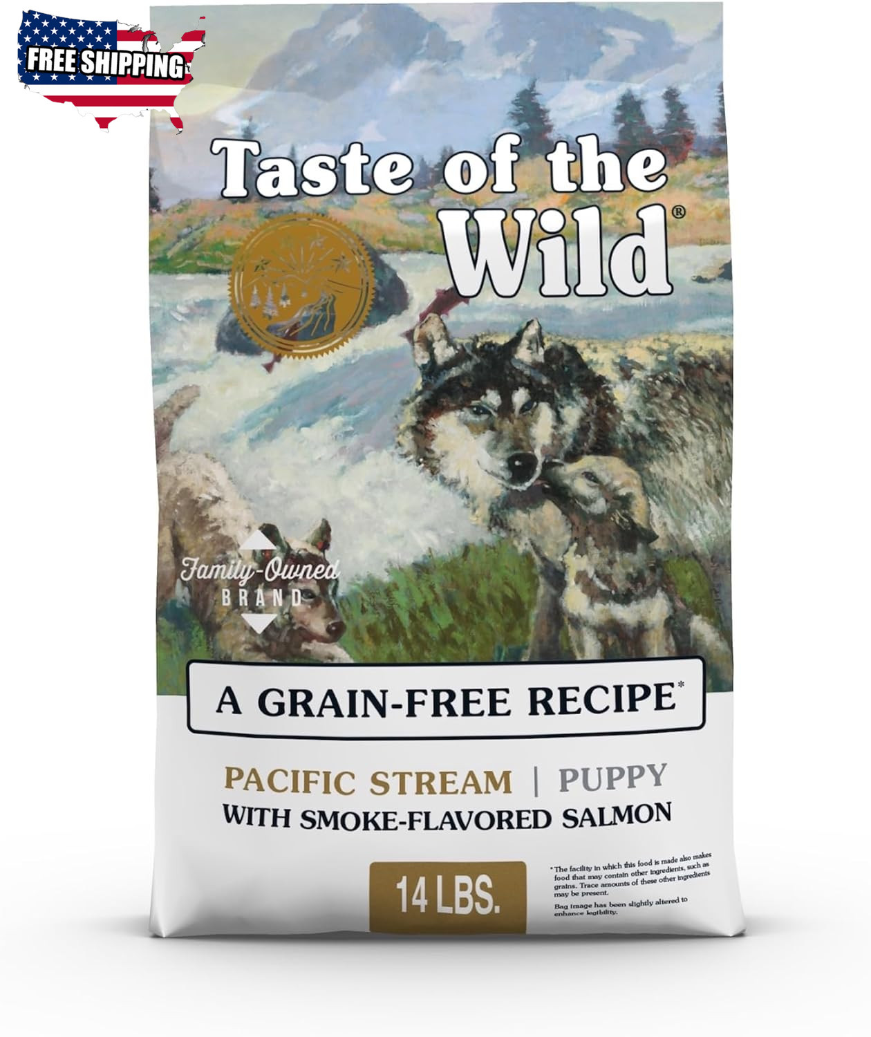 With Smoke-flavored Salmon 14lb