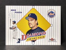 2001 Fleer Tradition Diamond Tributes #2 DT MIKE PIAZZA Mets