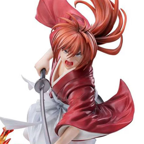 Figurine Kenshin Himura Luminasta Kenshin Le Vagabond en PVC 19cm