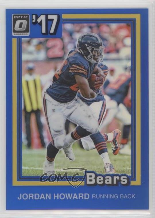 2017 Donruss Optic 1981 Tribute Blue 131/149 Jordan Howard #6 7l6