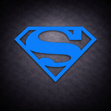 Superman Style Super S Decal Oracal Vinyl Decal Sticker Waterproof Superman Style Super S Decal Oracal Vinyl Decal Sticker Waterproof