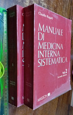 LIBRO🔵MANUALE MEDICINA INTERNA SISTEMATICA DUE VOLUMI /RUGARLI /MASSON - 1990🔵