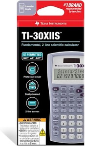 Texas Instrument TI-30XIIS Calculatrice scientifique, Lavande