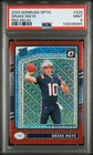 2024 PANINI DONRUSS OPTIC RED MOJO #229 DRAKE MAYE ROOKIE RC PSA 9
