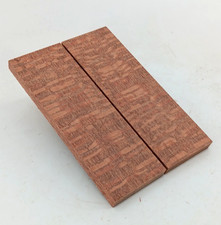 Leopardwood bookmatched knife scales and pistol grips, 2 pieces 3/8" x 2" x 6"
