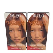 2 x Brand New Sealed Natural Copper No Bleach London Hair Dye, NATURAL COPPER