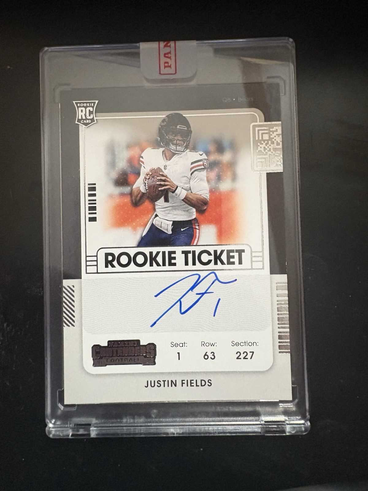 2021 Panini Contenders - Rookie Ticket RPS Justin Fields #108 (AU, RC)