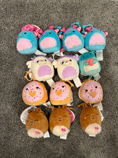 NEW Lot Of 13 Squishmallows 3.5" Clip-on Keychains NWT