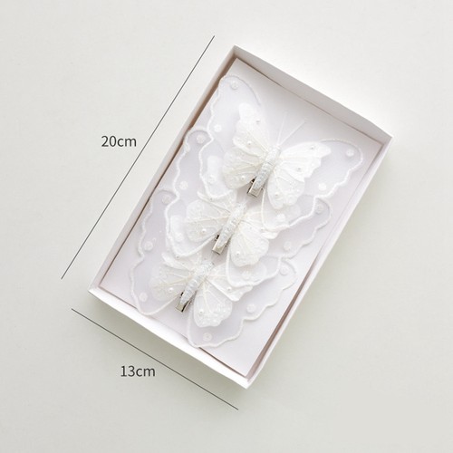 3Pcs 6Pcs Christmas Tree Butterfly Decorations Glitter Butterflies Centerpiece - Picture 11 of 24