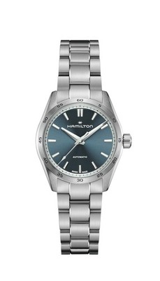 HAMILTON Jazzmaster Performer H36105140 Steel Blue Women's Watch New in Box