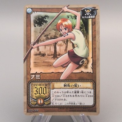 One Piece Karte Nami MS-C03 Carddass EX Holo Rare 2002 M-NM Japanese u502