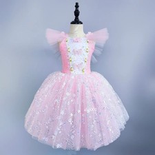 Kids Summer Princess Performance Children Clothing Dresses Costumes Ballet Dress