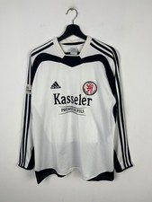 Vintage Adidas KSV Hessen Kassel 2005/2006 Football Soccer #31Bugri Long Sleeve