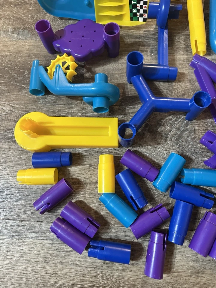 Discovery Toys Marble Works Marble Run Starter Set With Marbles Parts Pieces - Image 2 of 4