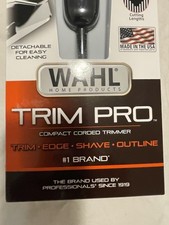 Wahl Trim Pro Compact Corded Trimmer Men with Detachable Blades