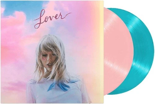 TAYLOR SWIFT LOVER  2 X 12"  PINK + BLUE COLOUR VINYL LP SET NEW SEALED
