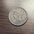 Photo of a 1843-P Large Cent from an eBay listing that sold on Jul 21, 2026