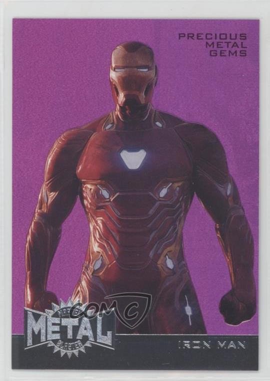 2018 Marvel Avengers Infinity War Precious Metal Gems Purple Iron Man #IPMG1 p1l