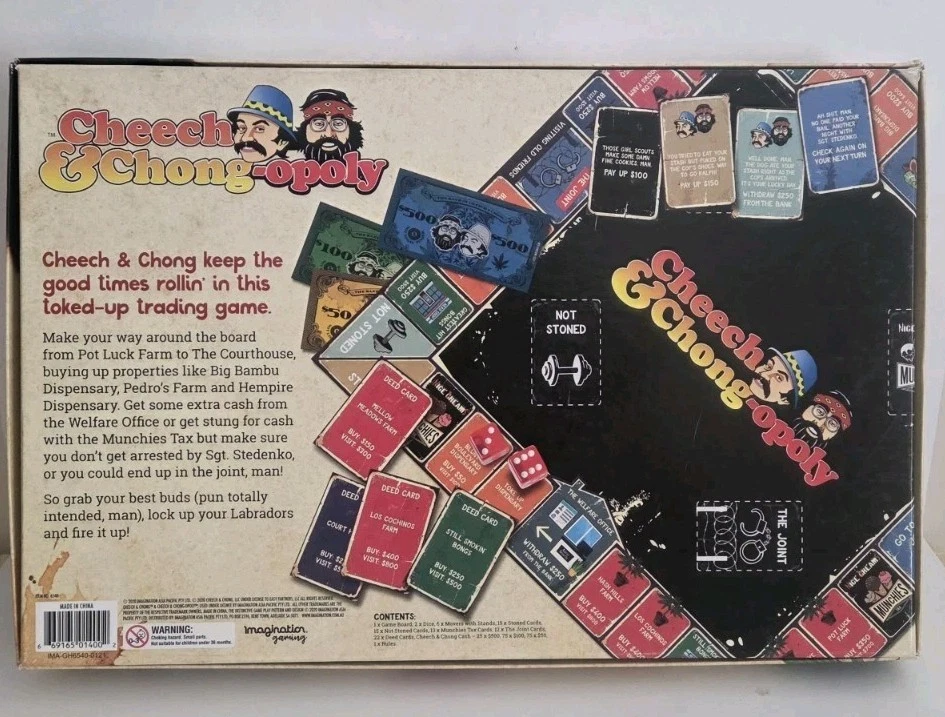 Board Game Cheech And Chong-Opoly 18+ 2020 Complete Game. - Image 2 of 4