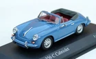 Porsche 356 C Cabriolet Bj. 1963-1965, Email Bleu, Mnichamps-Modell Im M.1 : 43