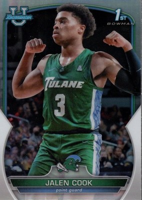 2022-23 Bowman Chrome University Refractors #25 Jalen Cook - BSK