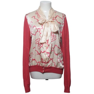 Viktor & Rolf x H&M, Strickjacke, Damen, Größe: M, Rot/Weiß #YJc