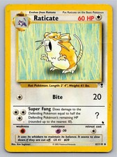 Raticate 61/110 Uncommon Legendary Collection Pokemon Heavily Played on eBay