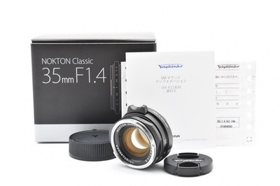 【UNUSED in Box】Voigtlander NOKTON Classic 35mm F1.4 II SC Lens VM Leica M JP