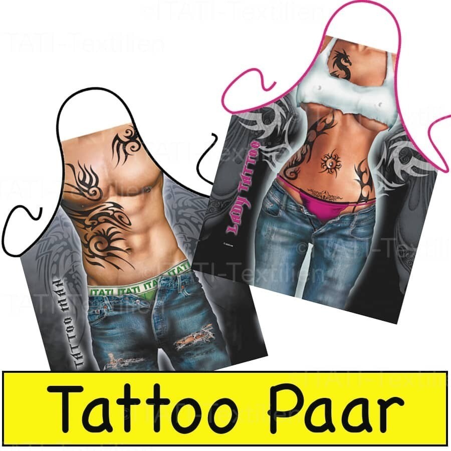 Delantal Divertido Sexy Tatuaje Delantal De Cocina Regalo