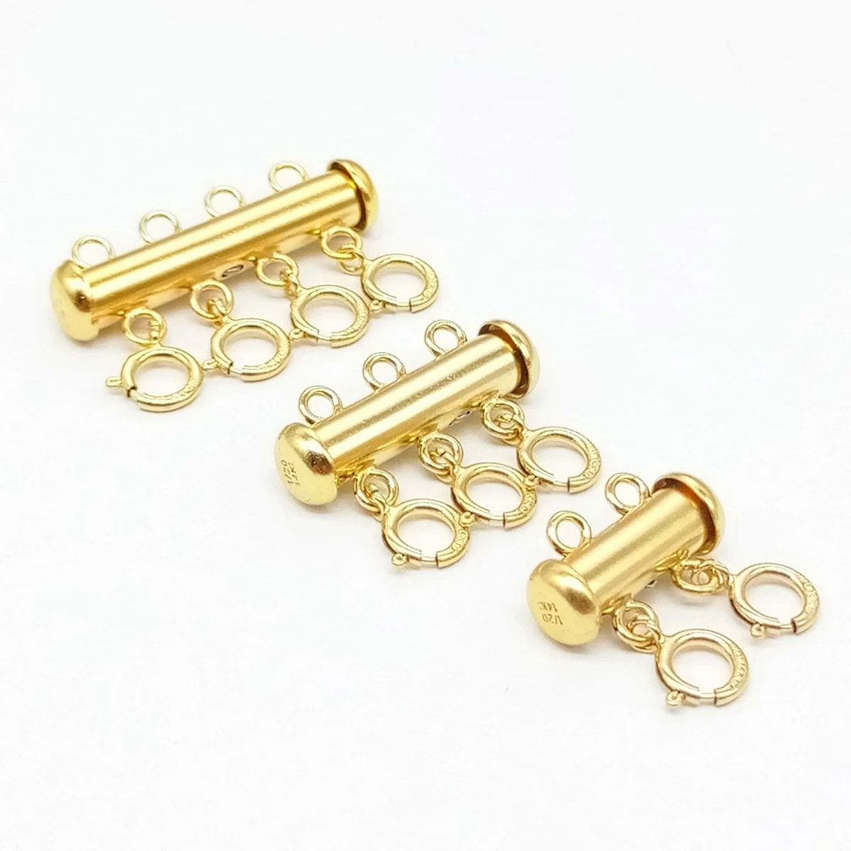 14k layered 2024 necklace clasp