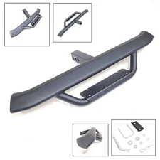 For 2" Receiver Truck Heavy Duty Tow Hitch Step Bar Guard Drop Step Aero Black