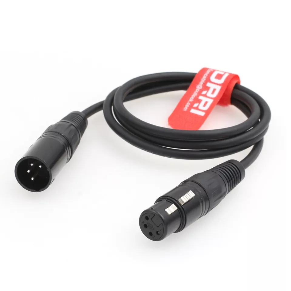4-pin XLR male to 4pin XLR female power Cable for Sony F55/F5 - Image 3 of 4
