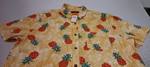 MARGARITAVILLE / JIMMY BUFFET Herren Hemd / Ananas Print / Large 100% Rayon - Bild 5 von 11