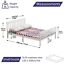 thumbnail 27  - White Solid Wooden Bed Frame Single 4ft Double King Size Bed With Mattress Pine