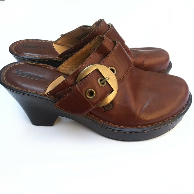 born leather mules
