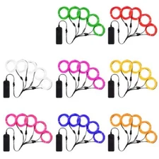 Zitrades El Wire Blue Super Bright Portable El Wires Kits Electroluminescent NYC