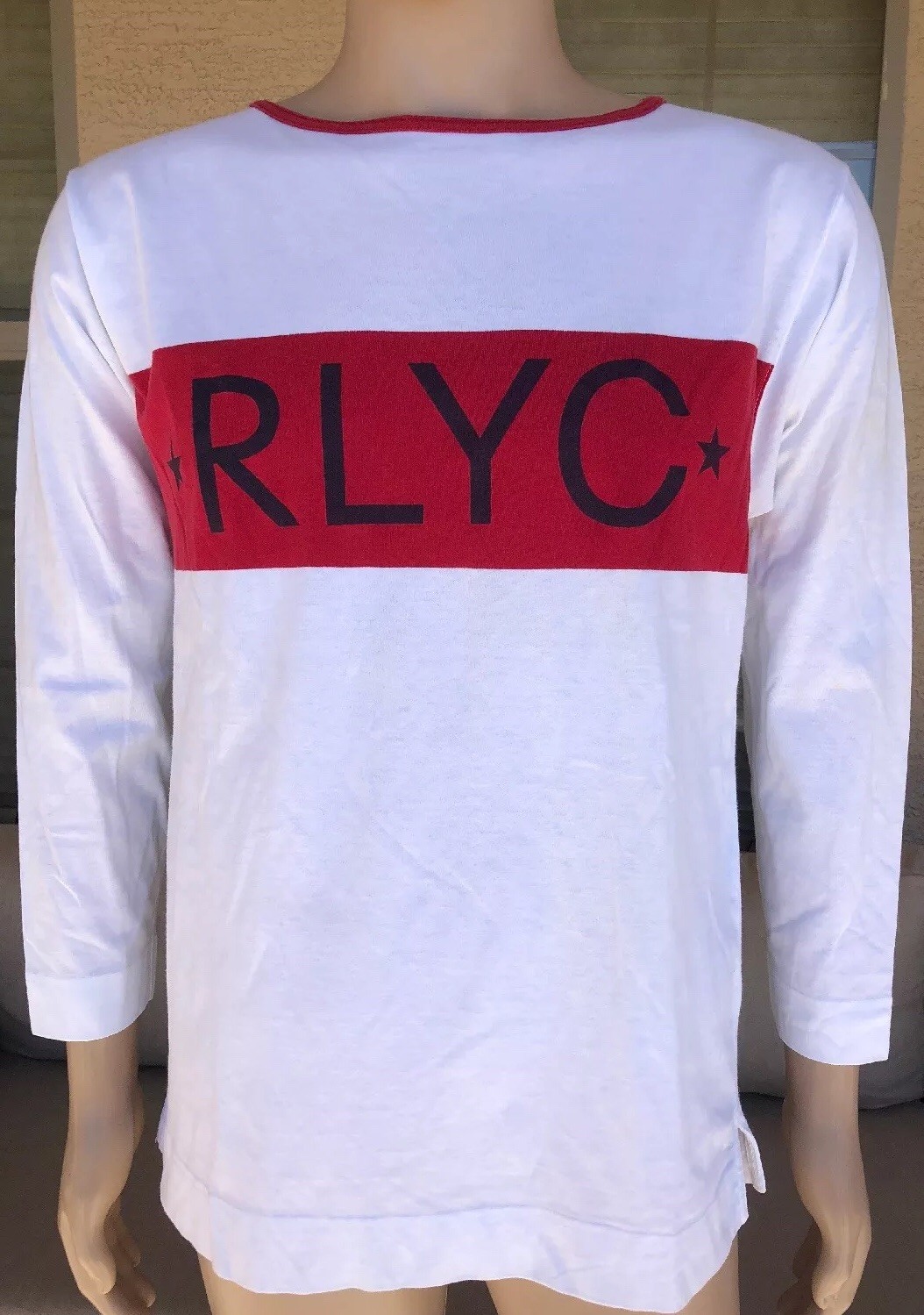Vintage Ralph Lauren Yacht Club red baby tee
