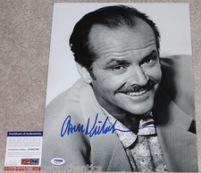 JACK NICHOLSON SIGNED AUTHENTIC 11X14 PHOTO PSA/DNA w/COA CLASSIC ACTOR 
