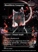 Bloodthirsty Conquerer - Anime Waifu High Quality Altered Art Custom card