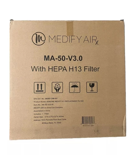 Genuine Medify H13 Filter for MA-50 Air Purifier PACK OF 1 . NEW IN BOX