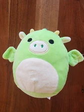 Squishmallow Kellytoy -Dexter the Green DRAGON 5" Soft Plush 2019