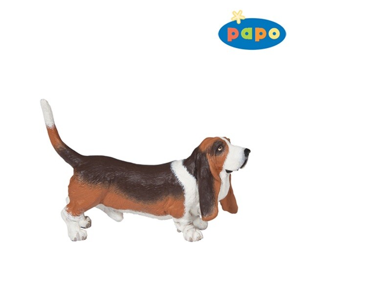 Papo 54012 Basset Hound Cm Farm Animals Australia