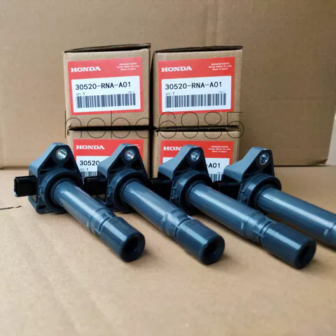 4PCS Genuine 30520-RNA-A01 UF582 IGNITION COIL For 2006-2011 HONDA